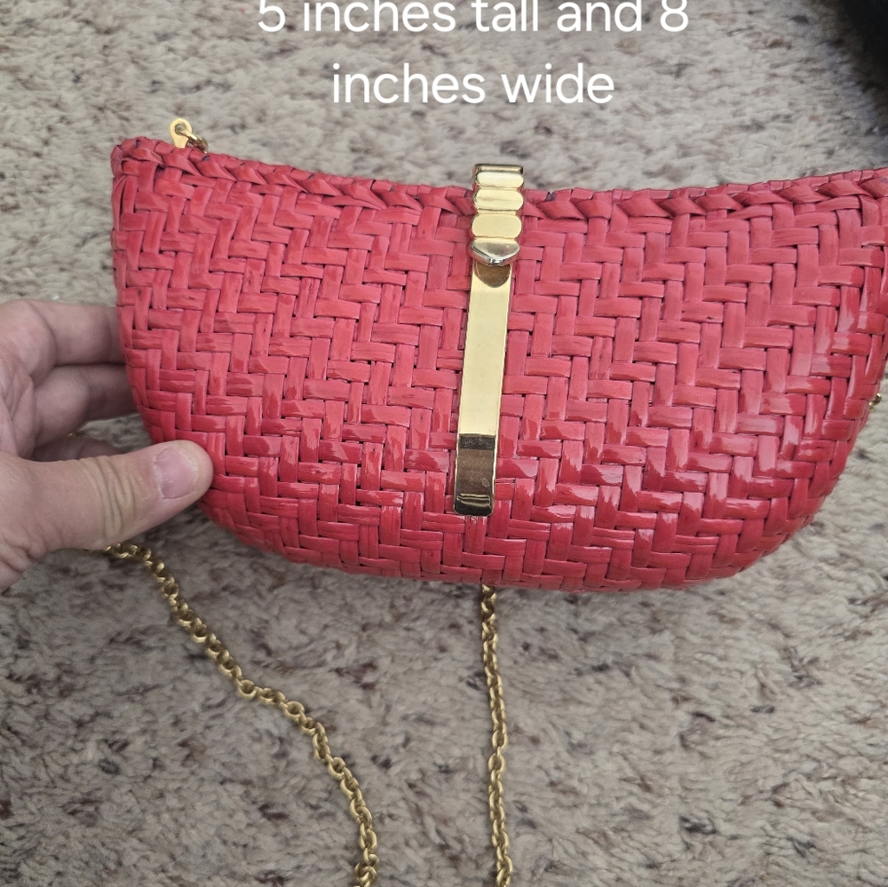 rodo weaved shoulder bag / clutch